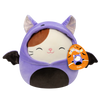 SQUISHMALLOWS Kočka Cam v kostýmu netopýra, 20 cm