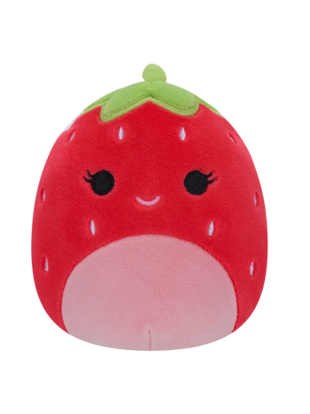 SQUISHMALLOWS 2v1 Jahoda a jahodové mléko, 13 cm