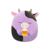 SQUISHMALLOWS Fialová kravička Alexie, 20 cm