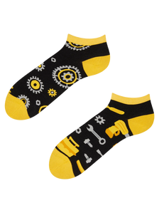Veselé kotníkové ponožky Mechanik