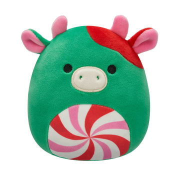 SQUISHMALLOWS Kráva s lízátkovým bříškem – Ruben, 20 cm