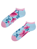 Veselé kotníkové ponožky Orchidej