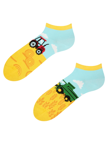 Veselé kotníkové ponožky Traktor