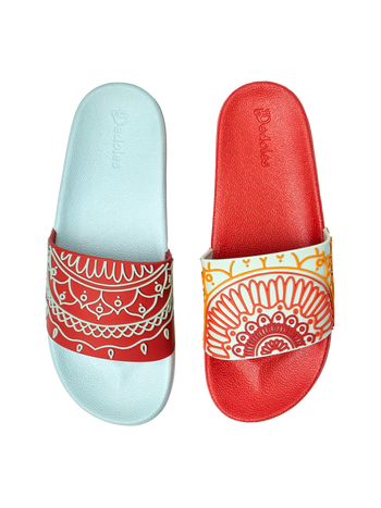 Veselé pantofle Etno mandala