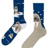 Veselé teplé ponožky Mrož