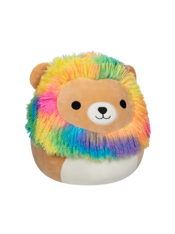 SQUISHMALLOWS Duhový lev Leonard, 30 cm