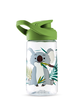 Veselá nápojová láhev Koala a listy 470 ml