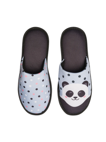 Veselé papuče Šťastná panda