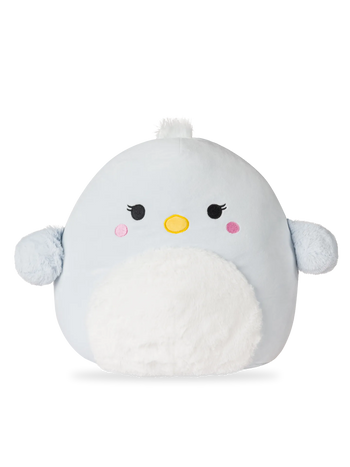 SQUISHMALLOWS Modrý ptáček Camden, 30 cm