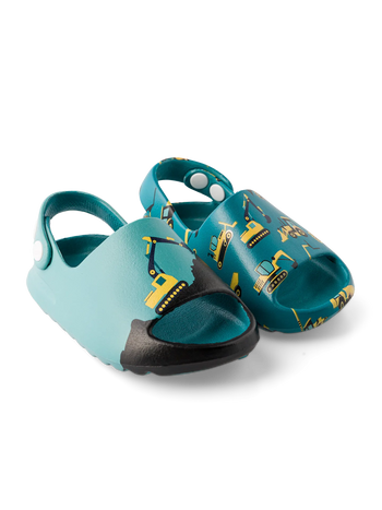 Veselé chunky sandále pro miminka Bagr