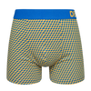 Modro-žluté pánské vzorované boxerky