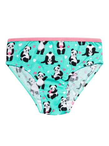 Veselé dívčí kalhotky Panda a srdíčka