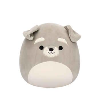 SQUISHMALLOWS Shaun šedý knírač, 30 cm