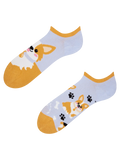 Veselé ponožky do tenisek Pes Corgi