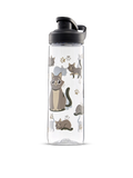 Veselá nápojová láhev Šedá kočka 700 ml