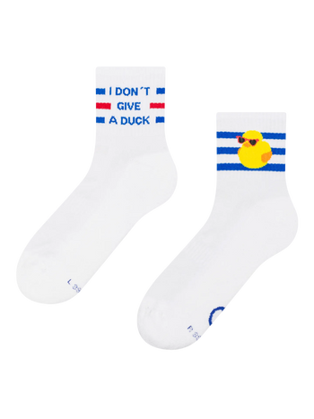 Veselé funkční lýtkové ponožky Cool kačenka