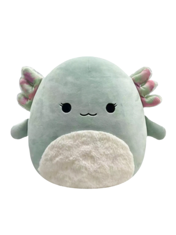 SQUISHMALLOWS Axolotl s huňatým bříškem Chasmen, 30 cm