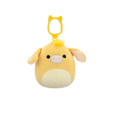 SQUISHMALLOWS klíčenka – Žlutý osel Gavyn, 9 cm