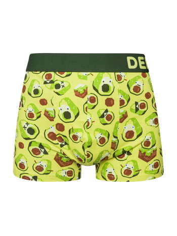 Zkrácené pánské boxerky Pixelové avokádo