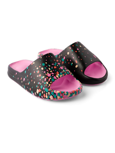 Veselé chunky pantofle Barevné kapky