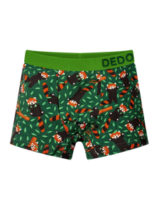 Veselé chlapecké boxerky Panda červená