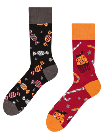 Veselé ponožky Halloweenské sladkosti