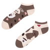 Veselé kotníkové ponožky Puppuccino