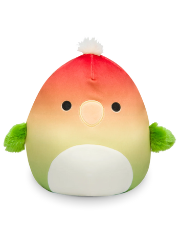 SQUISHMALLOWS Papoušek Elliene, 20 cm